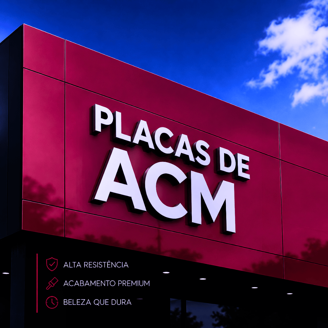 Placas de ACM na Serra | Fachadas e Comunicação Visual