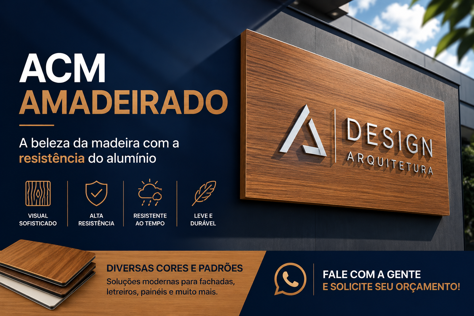 ACM Amadeirado | Fachadas, Revestimentos e Painéis