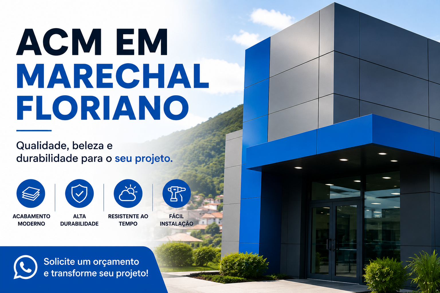 Placas de ACM em Marechal Floriano | Fachadas Modernas