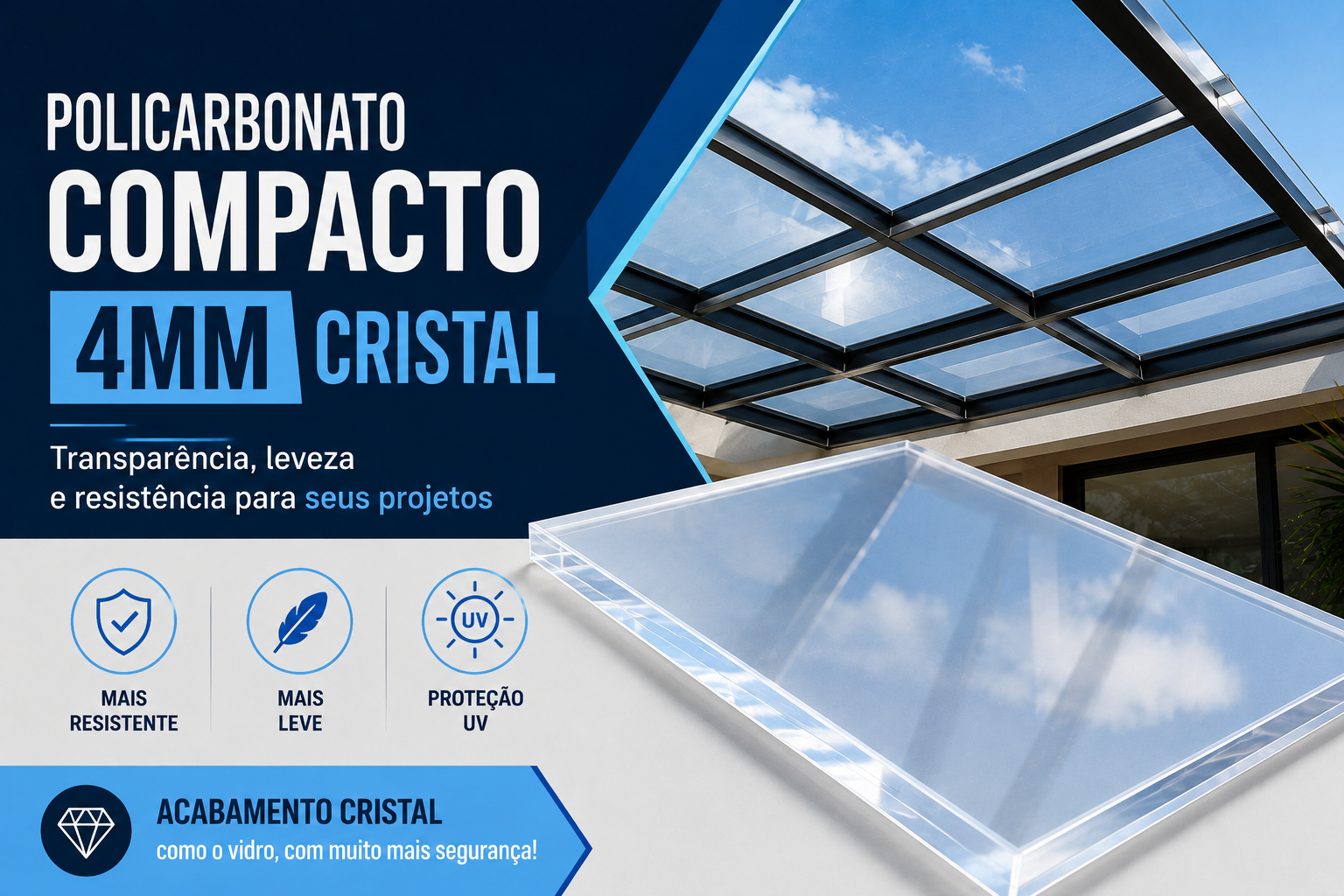 Policarbonato Compacto 4mm Preço | Saiba o que Influencia o Valor