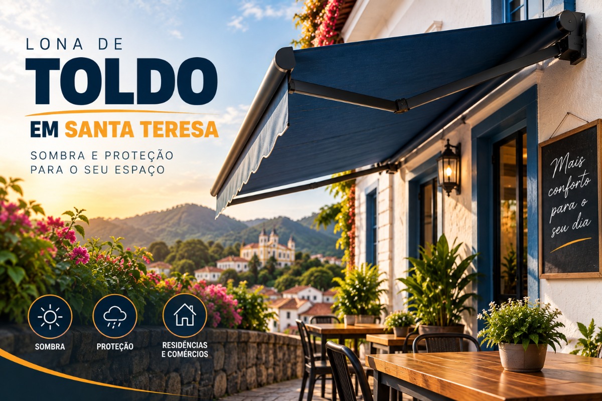 Lona de Toldo em Santa Teresa | Residencial e Comercial