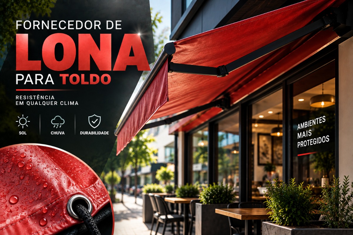 Fornecedor de Lona para Toldo na Serra | Sob Medida