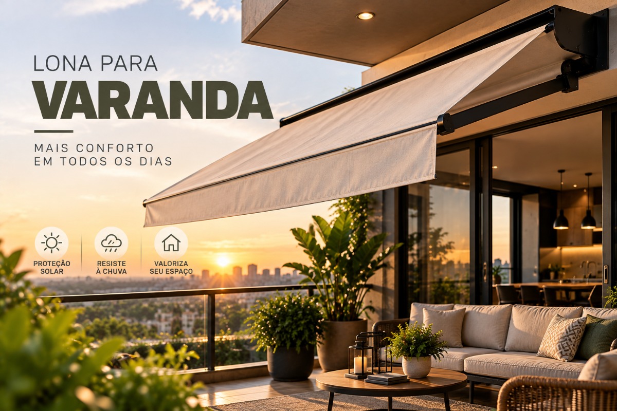 Lona para Toldo de Varanda | Sombra e Proteção na Área Externa
