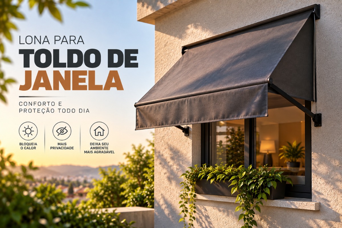 Lona para Toldo de Janela | Proteção Solar e Sob Medida